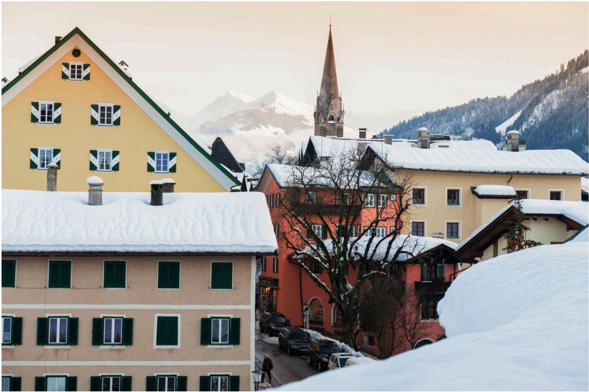 Kitzbühel alpine village